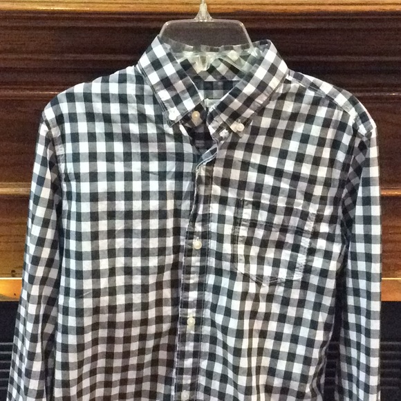 LOOK by crewcuts Boys Long Sleeve Gingham Shirt // J Crew Brand